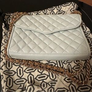 Rebecca Minkoff - light blue quilted purse